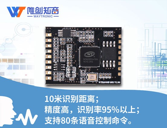 WTK6900F-B03語音識(shí)別模塊，離線語音識(shí)別方案